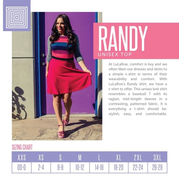 Unisex LuLaRoe Randy Ragland Tee Budding Flower XS - Picture 8 of 8